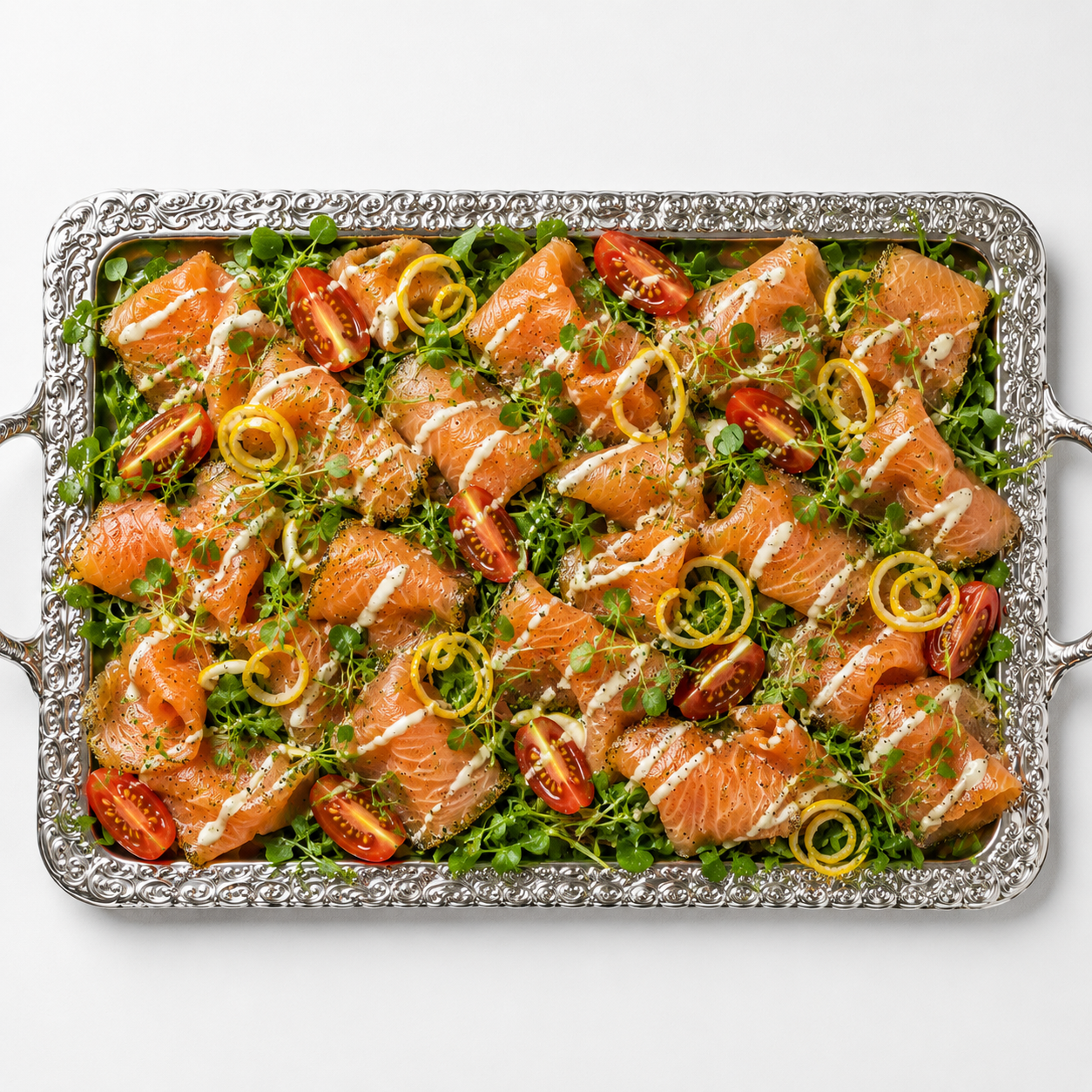 Graved Lachs-Platte – STORIA Catering München