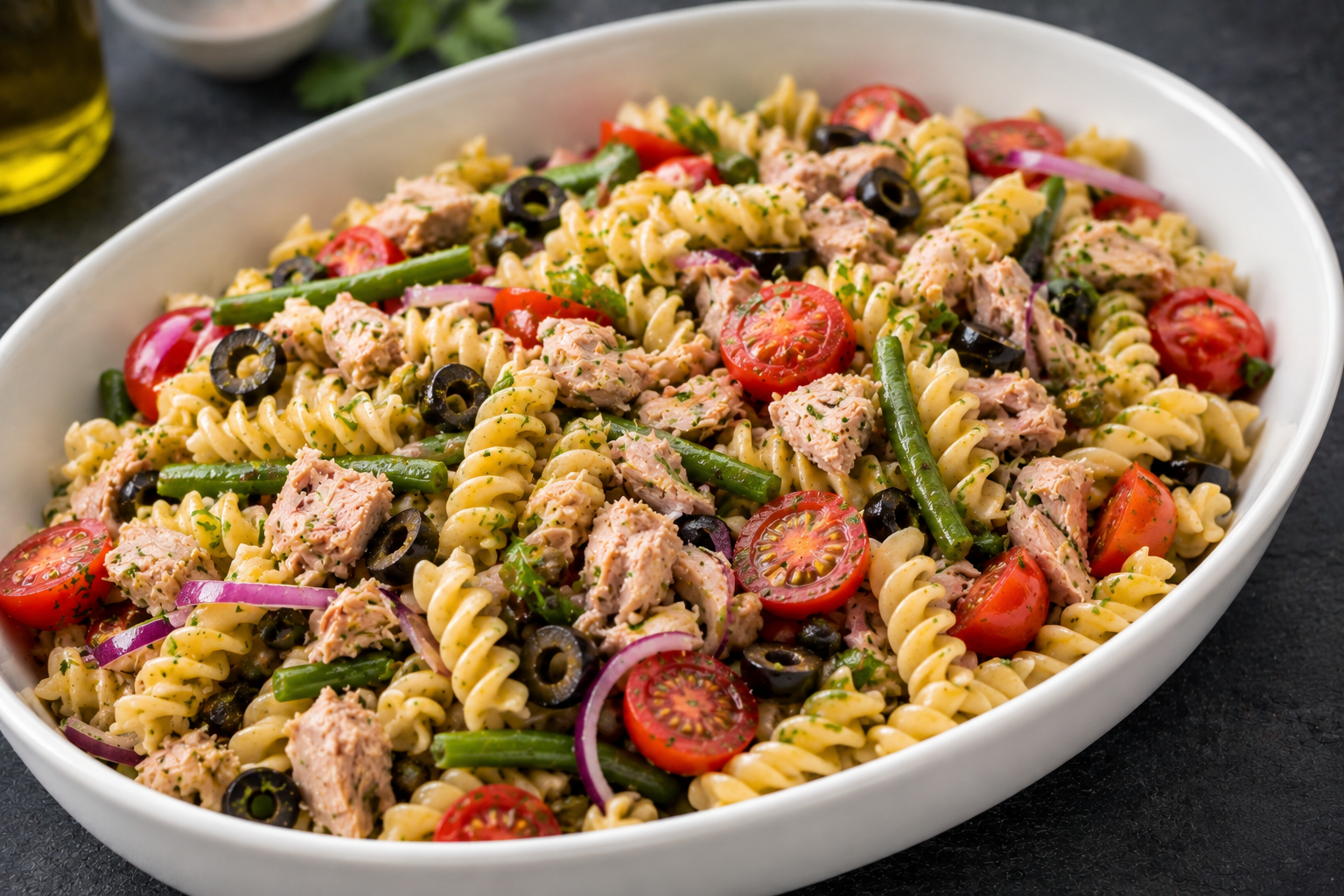 Insalata di Fusilli al Tonno – STORIA Catering München