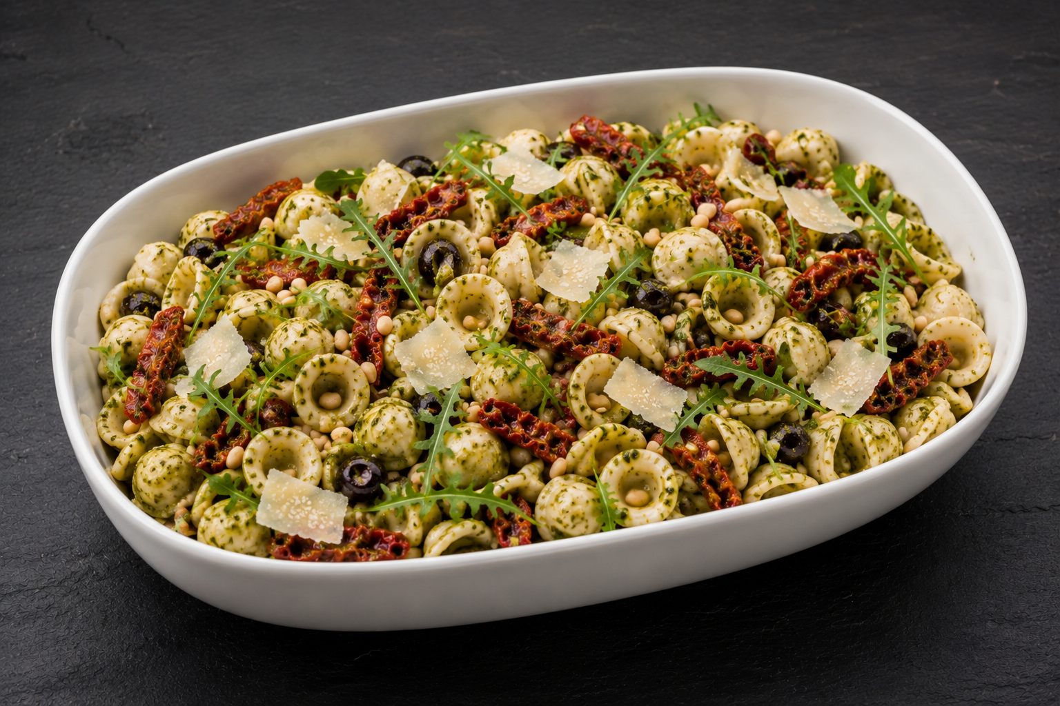Insalata di Orecchiette al Pesto – STORIA Catering München