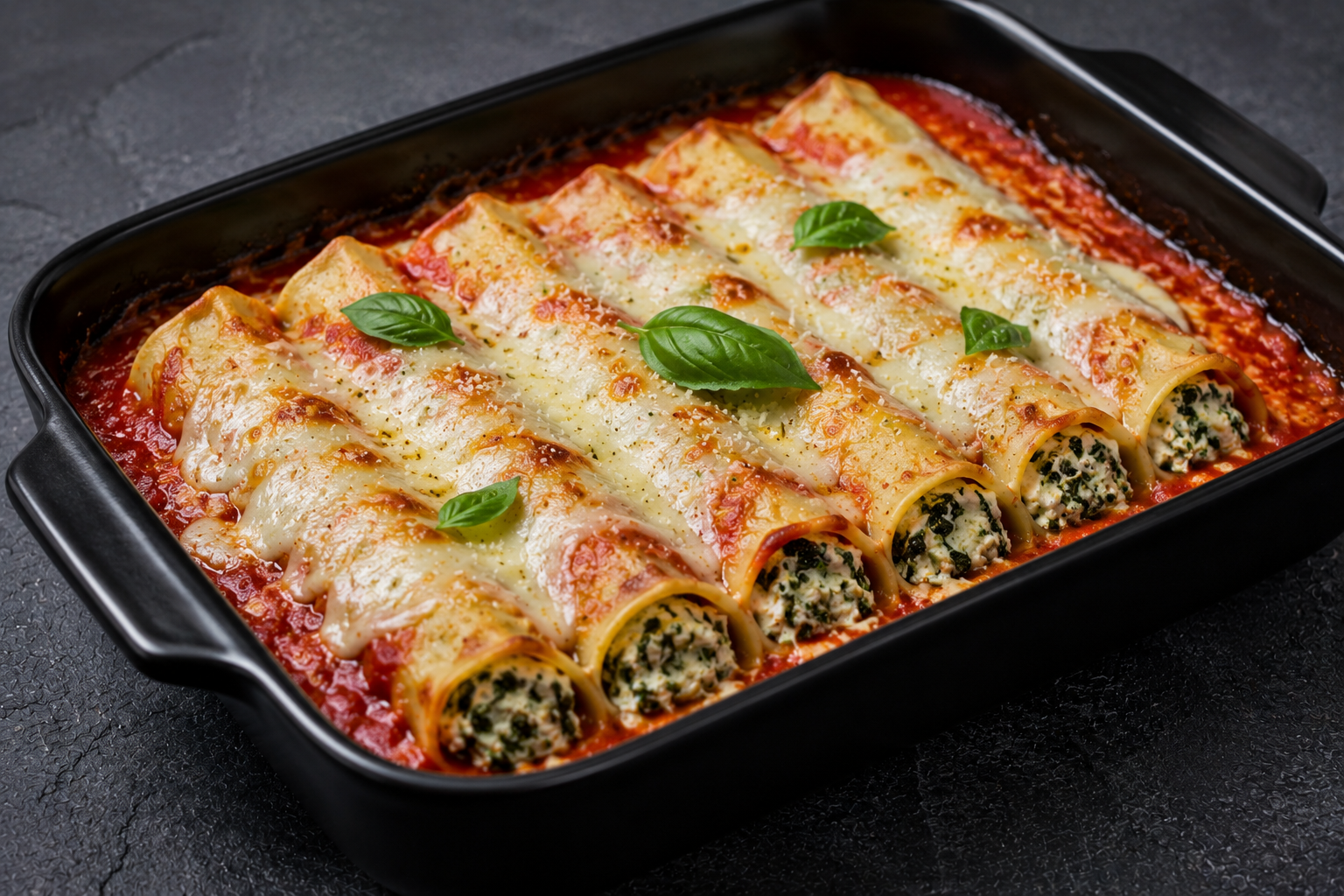 Cannelloni Ricotta e Spinaci  – STORIA Catering München