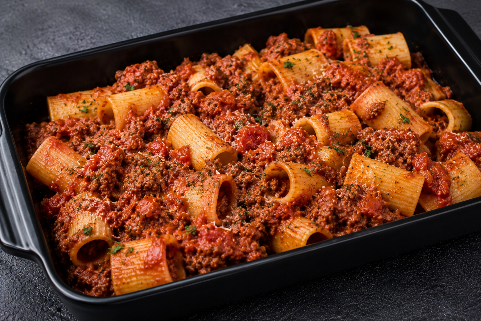 Paccheri al Ragù – STORIA Catering München