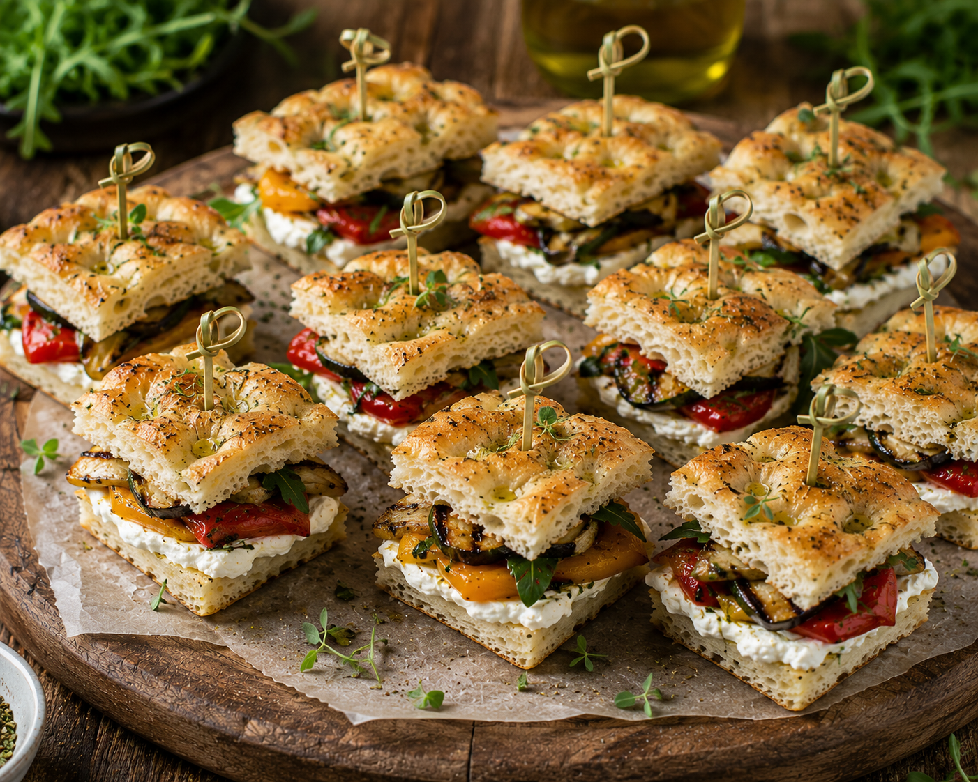 Focaccina Vegetariana – STORIA Catering München