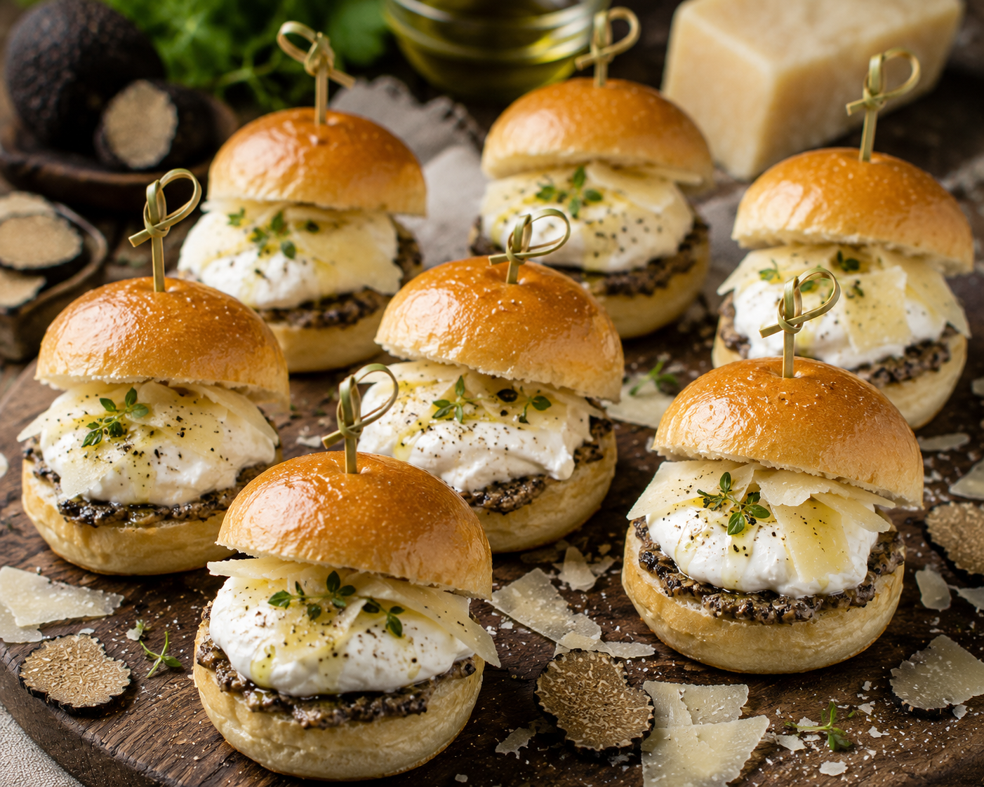 Mini Burger al Tartufo – STORIA Catering München